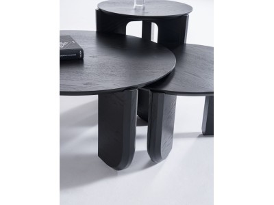 720 Black Oak Set Of 3