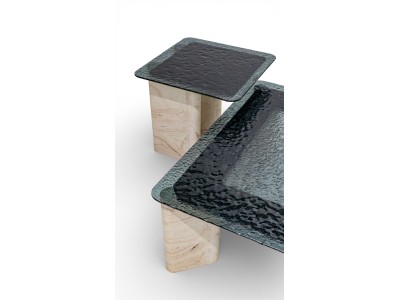 807 - 808 Travertine Set Of 2