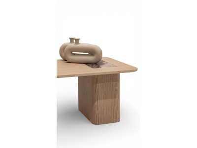 690 - 691 Light Oak Gaia Marble Set Of 2