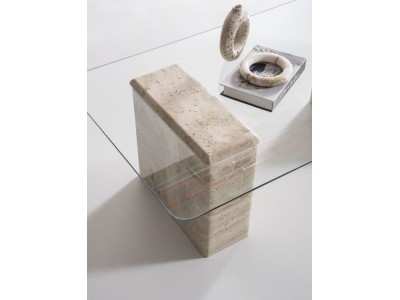 945 - 946 Travertine Set Of 2