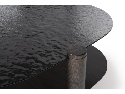 974 - 975 Van Gogh Smoked Fusion Glass Set Of 2