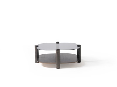 974 - 975 Van Gogh Smoked  Glass Set Of 2