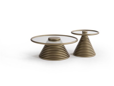 035 - 036 Patina Gold Set Of 2