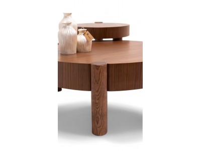 670 - 671 Walnut  Set Of 2