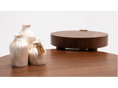670 - 671 Walnut  Set Of 2