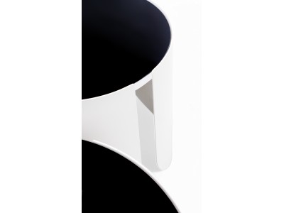 888 Moonstone Black Glass Set Of 3