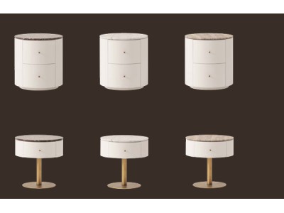 SOHO LACQUER NIGHT STAND WITH METAL LEGS