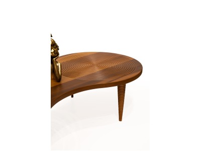 001 Walnut Clear Glass