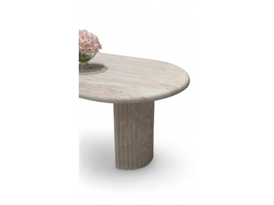 117 Travertine Dining Table