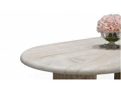 117 Travertine Dining Table