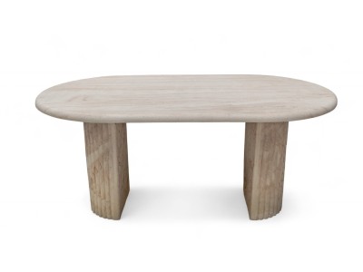 117 Travertine Dining Table