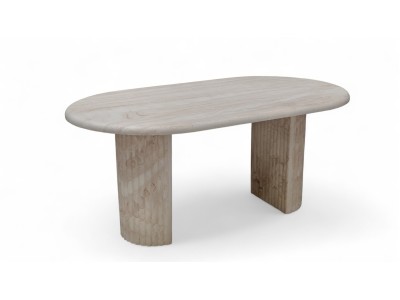 117 Travertine Dining Table