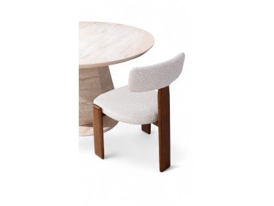 095 Travertine Dining Table