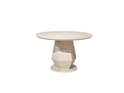 095 Travertine Dining Table