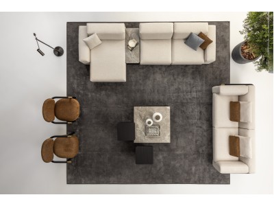 Napoli Corner and Roma Sofa Set