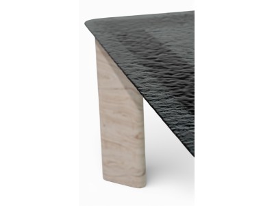 412 Travertine Smoked Fusion Glass