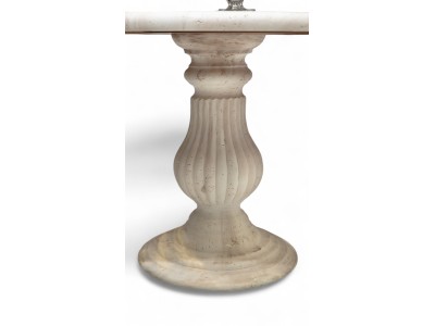 091 Travertine Dining Table