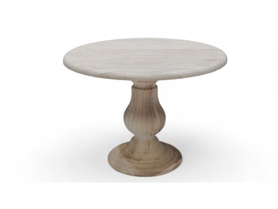 091 Travertine Dining Table